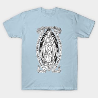 Immaculate Conception 03 - Marian blue bkg T-Shirt